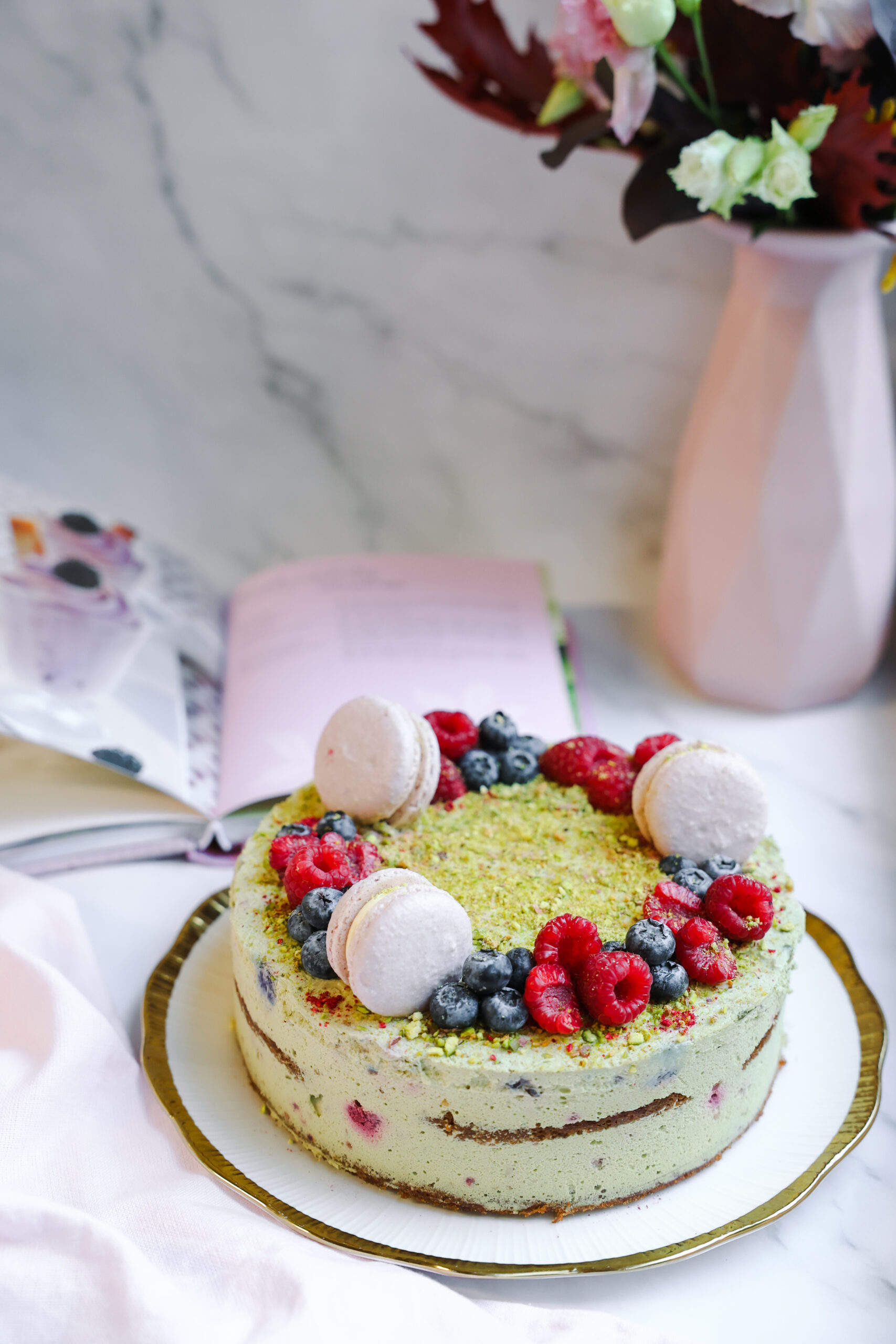 Vaarika-pistaatsiatort - Image 2